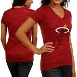 College Concepts Miami Heat Womens Logo Burnout T-Shirt Extra Large