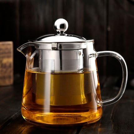 Home tea(TM) 500ml thicken teapot with stainless steel filter high temperature resistance tea pot