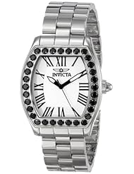 Invicta Womens 14107 Angel Analog Display Swiss Quartz Silver Watch