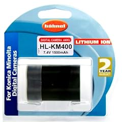 H�hnel HL-KM400 7,4V 1500mAh Li-Ion Ersatzakku Typ Minolta NP-400 f�r Dimage A1, A2, Dynax 7D