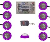 Vision X HIL-STP Tantrum Strobe System And Rock Light Kit with Master Controller And Wireless Remote Purple