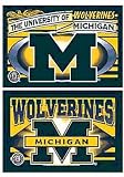Michigan Wolverines NCAA Magnet Rect 2pk 2 x 3