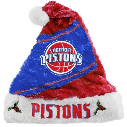 Detroit Pistons Santa Hat