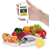 Greentest テストデジタル即時食べ物硝酸塩・放射線検出器。肉、果物、野菜用(白)
