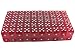100 (One Hundred) 19mm 6 Sided Red Gaming Dice, Perfect for Poker Games and Card Games.