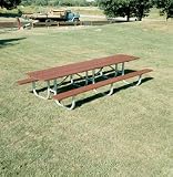 10' Extra Heavy Duty Shelter All Welded Picnic Table With 2 x 10 x 10' Aluminum Planks