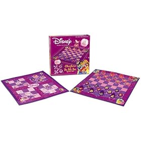 Disney Princess Checkers and Tic-Tac-Toe Game Set by 