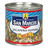 Empacadora San Marcos Whole Jalapeno Peppers, Mild, 11-Ounce Cans (Pack of 12)