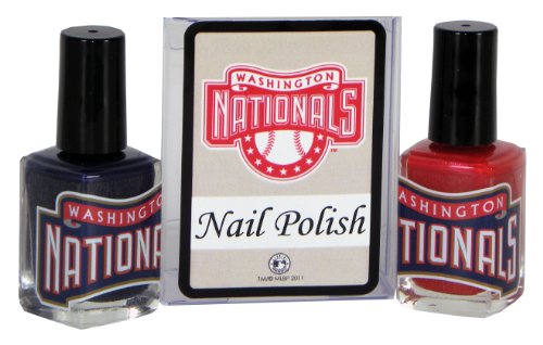 MLB Washington Nationals Two-Pack Team Colored Nail Polish