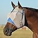 Cashel Crusader Standard Horse Fly Mask Blue Trim, Benefit Wounded Warriors - Size: Warmblood