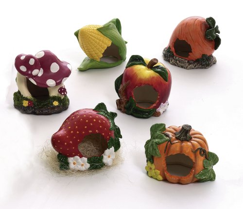 Karlie 44067 Hamsterhaus Tutti Frutti Aus Keramik &oslash; 11cm - Inklusive Nestmaterial Preisvergleich