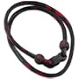 Phiten X30 Necklace, Black/Red, 18"