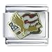 Jewelry : Animal Usa Flag & Eagle Italian Charms Bracelet Link