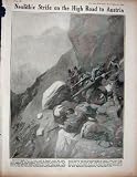 1915 WW1 Russian Soldiers Fire Granary Italian Army