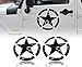 Hooke Road US Army Military Star Car Sticker Decals for Car/Truck/Ford F150/Jeep Wrangler - 2PCS(16.1 inch)
