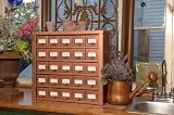 25 Drawer Organizer Cabinet Copper