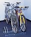 Bicycle park system bike stand for 3 bikes (expandable)