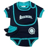 Majestic Seattle Mariners 3pc Infant Creeper Set
