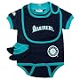 Majestic Seattle Mariners 3pc Infant Creeper Set