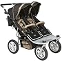 2008 Valco Baby Runabout Tri Mode Double Stroller - Brilliant Black