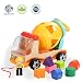 TOP BRIGHT Wooden Shape Sorter Toys for Toddlers Learning Sort and Match for 1 2 Year Old