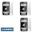 Durable Clear Reusable LCD Screen Protector - 3 Packs for T-Mobile Samsung Behold T919 Smartphone