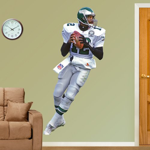 Randall Cunningham Fathead Philadelphia Eagles Official NFL Wall Graphic Life-Size Only