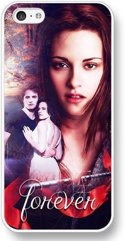 iPhone 5c case, Customize Factory Love Movie The Twilight Saga Hard Frosted White iPhone 5c Case Neverfade Scratchproof Ametabolic case