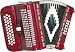 SofiaMari SM-3412 Button Accordion, Dark Blue Pearl