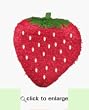 Strawberry Shaped 18in x 16in Pinata