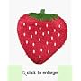 Strawberry Shaped 18in x 16in Pinata
