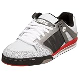 Osiris Men's Pixel Skate Shoe,Elephant/White/Red,7.5 M