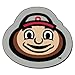 Fanmats 8330 Ohio State University Buckeyes Nylon Mascot Shaped Rug