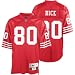 Jerry Rice Red Reebok NFL Premier 1990 Throwback San Francisco 49ers Jersey - Large