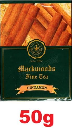 Sri Lanka Ceylon Mackwoods Pure Fine Black Tea Cinnamon Tea Bags 25 50g