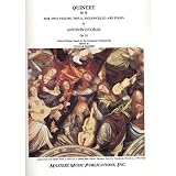 Dvorak Antonin Piano Quintet in A Major, Op. 81 Two Violins, Viola, Cello, and Piano Otakar Sourek