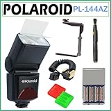 Polaroid PL144-AZ Studio Series Digital TTL Shoe Mount Bounce Flash for Son ....