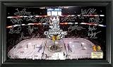 Chicago Blackhawks Framed 2010 Stanley Cup Champs Signature Rink