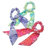 L. Erickson USA Sash Ponytail Holder - Fiji Flower