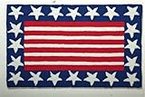 Americana Hooked Rug