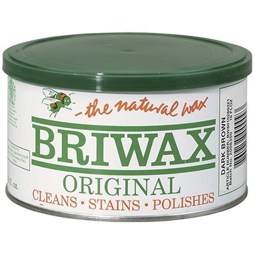 Briwax Central Br-1-db Paste Wax 1lb - Dark Brown
