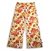 Charlie Rocket - Girls Floral Pant, Red, Orange, Yellow