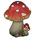 Big and Small Lucky Mushroom Garden Statue - Great Garden Decor for Outdoor Gardens and Living Spaces