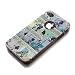 Rix Disney iPhone 4用 ポリカーボネートバックパネルケース 液晶保護フィルム付属 (ミッキー&ミニー) RX-IJK463MM