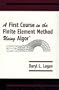 First Course in the Finite Element Method Using Algor