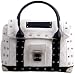 Lux de Ville MINI WEEKENDER BAG- White Crocodile