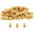 Rondelle Bali Beads Gold Plated Jewelry 6mm Approx 50