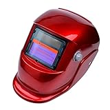 （Ckeyin)溶接面 溶接ヘルメット　ソーラー・ヘルメット UV IRカット 耐溶接ヘルメットレンズ 溶接する場合自動的に暗くなる