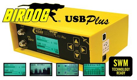 Birdog USB Plus Satellite Meter Signal Locator 4.0 SWM Compatible