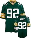 Reggie White Reebok NFL Green Premier 1996 Throwback Green Bay Packers Jersey